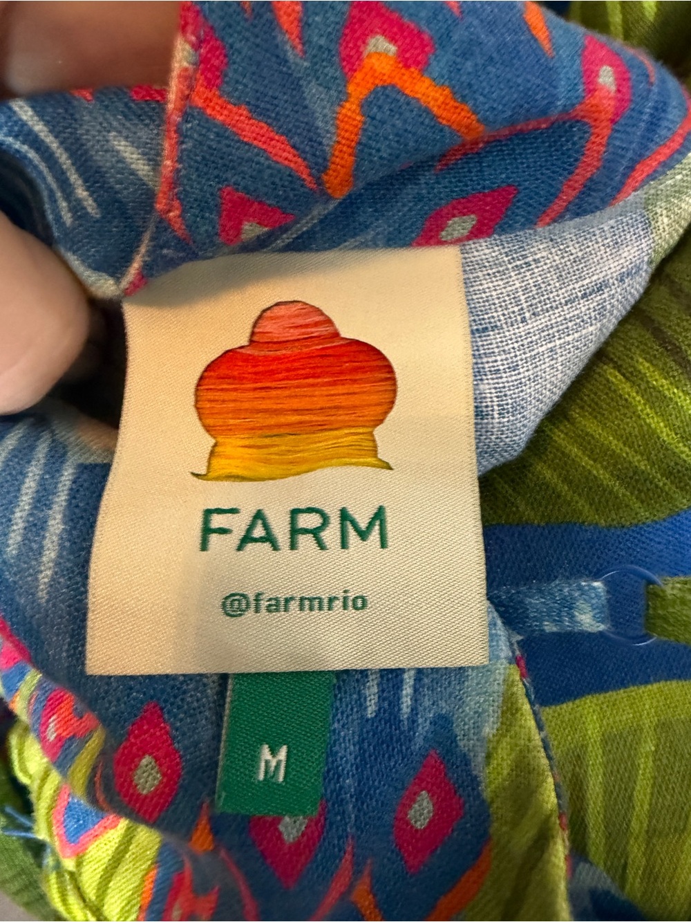 Farm Rio Macaw Linen Dress - Picture 8 of 9